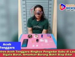 Polres Aceh Tenggara Ringkus Pengedar Sabu di Lawe Sigala Barat, Amankan Barang Bukti Siap Edar