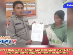 Polres Batu Bara Tangani Laporan Kasus KDRT, SPKT Layani Pelapor dengan Pendekatan Humanis