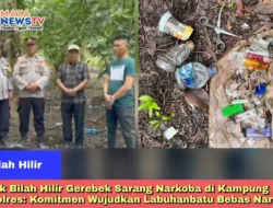 Polsek Bilah Hilir Gerebek Sarang Narkoba di Kampung Nilon, Kapolres: Komitmen Wujudkan Labuhanbatu Bebas Narkoba
