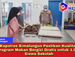 Kapolres Simalungun Pastikan Kualitas Program Makan Bergizi Gratis untuk 1.814 Siswa Sekolah