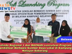 Pelindo Regional 1 dan BAZNAS Luncurkan Program Pendidikan Berbasis Sumber Daya Lokal di Kampung Nelayan Seberang
