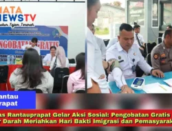 Lapas Rantauprapat Gelar Aksi Sosial: Pengobatan Gratis dan Donor Darah Meriahkan Hari Bakti Imigrasi dan Pemasyarakatan
