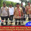 Polres Labusel Hadiri dan Dukung Pembukaan Jambore Cabang III Pramuka Labusel 2025