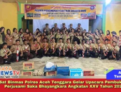 Sat Binmas Polres Aceh Tenggara Gelar Upacara Pembukaan Perjusami Saka Bhayangkara Angkatan XXV Tahun 2025