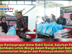 Lapas Rantauprapat Gelar Bakti Sosial, Salurkan Paket Sembako untuk Warga dalam Rangka Hari Bakti Kementerian Imigrasi dan Pemasyarakatan 2025