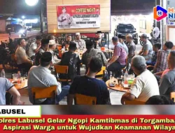 Kapolres Labusel Gelar Ngopi Kamtibmas di Torgamba, Serap Aspirasi Warga untuk Wujudkan Keamanan Wilayah