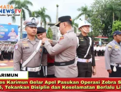 Polres Karimun Gelar Apel Pasukan Operasi Zebra Seligi 2025, Tekankan Disiplin dan Keselamatan Berlalu Lintas