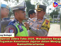 Operasi Zebra Toba 2025, Wakapolres Sergai Tegaskan Keseriusan Jajaran dalam Menjaga Kamseltibcarlantas