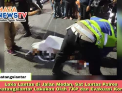 Laka Lantas di Jalan Medan, Sat Lantas Polres Pematangsiantar Lakukan Olah TKP dan Evakuasi Korban