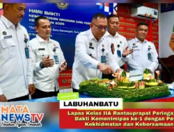 Lapas Kelas IIA Rantauprapat Peringati Hari Bakti KemenImipas ke-1 dengan Penuh Kekhidmatan dan Kebersamaan
