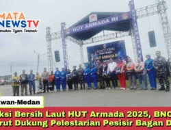 Aksi Bersih Laut HUT Armada 2025, BNCT Turut Dukung Pelestarian Pesisir Bagan Deli