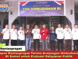 Lapas Rantauprapat Terima Kunjungan Ombudsman RI Sumut untuk Evaluasi Pelayanan Publik