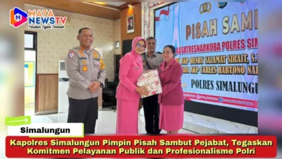 Kapolres Simalungun Pimpin Pisah Sambut Pejabat, Tegaskan Komitmen Pelayanan Publik dan Profesionalisme Polri
