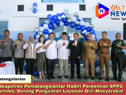 Wakapolres Pematangsiantar Hadiri Peresmian SPPG Martoba, Dorong Penguatan Layanan Gizi Masyarakat
