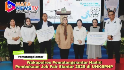 Wakapolres Pematangsiantar Hadiri Pembukaan Job Fair Siantar 2025 di UHKBPNP