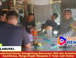 Bhabinkamtibmas Silangkitang Gencarkan DDS dan Sosialisasi Kamtibmas, Warga Diajak Waspada & Tolak Judi Online
