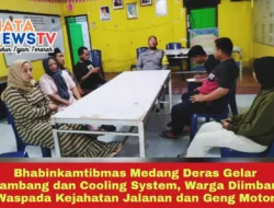 Bhabinkamtibmas Medang Deras Gelar Sambang dan Cooling System, Warga Diimbau Waspada Kejahatan Jalanan dan Geng Motor