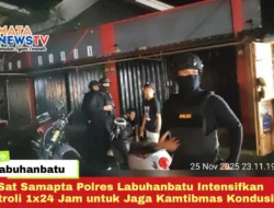 Sat Samapta Polres Labuhanbatu Intensifkan Patroli 1×24 Jam untuk Jaga Kamtibmas Kondusif