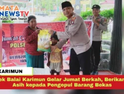 Polsek Balai Karimun Gelar Jumat Berkah, Berikan Tali Asih kepada Pengepul Barang Bekas