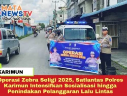 Operasi Zebra Seligi 2025, Satlantas Polres Karimun Intensifkan Sosialisasi hingga Penindakan Pelanggaran Lalu Lintas