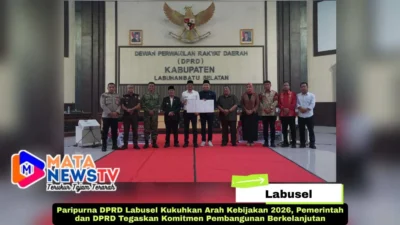 Paripurna DPRD Labusel Kukuhkan Arah Kebijakan 2026, Pemerintah dan DPRD Tegaskan Komitmen Pembangunan Berkelanjutan
