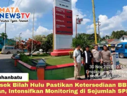 Polsek Bilah Hulu Pastikan Ketersediaan BBM Aman, Intensifkan Monitoring di Sejumlah SPBU