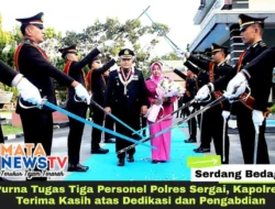 Purna Tugas Tiga Personel Polres Sergai, Kapolres: Terima Kasih atas Dedikasi dan Pengabdian