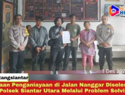 Dugaan Penganiayaan di Jalan Nanggar Diselesaikan Polsek Siantar Utara Melalui Problem Solving