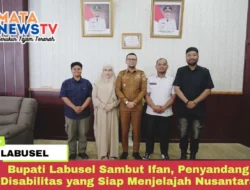 Bupati Labusel Sambut Ifan, Penyandang Disabilitas yang Siap Menjelajah Nusantara