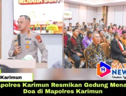 Kapolres Karimun Resmikan Gedung Menara Doa di Mapolres Karimun