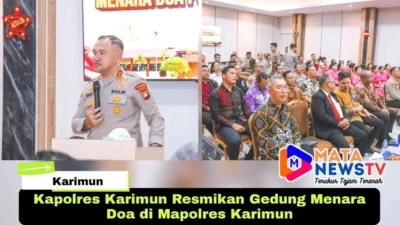Kapolres Karimun Resmikan Gedung Menara Doa di Mapolres Karimun