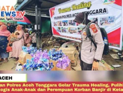 Polwan Polres Aceh Tenggara Gelar Trauma Healing, Pulihkan Psikologis Anak-Anak dan Perempuan Korban Banjir di Ketambe