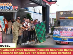 Dari Labusel untuk Sesama: Pemkab Salurkan Bantuan Bencana hingga 100 Ton Beras Secara Bertahap