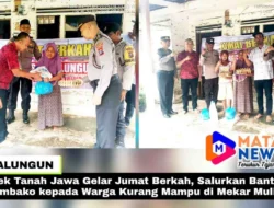 Polsek Tanah Jawa Gelar Jumat Berkah, Salurkan Bantuan Sembako kepada Warga Kurang Mampu di Mekar Mulia