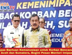 Lepas Bantuan Kemanusiaan untuk Korban Bencana di Aceh dan Sumatera, Begini Pesan Menteri Imipas