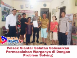 Polsek Siantar Selatan Selesaikan Permasalahan Warganya di Dengan Problem Solving