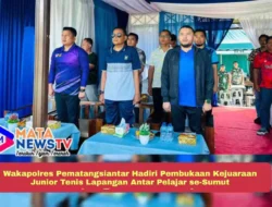 Wakapolres Pematangsiantar Hadiri Pembukaan Kejuaraan Junior Tenis Lapangan Antar Pelajar se-Sumut