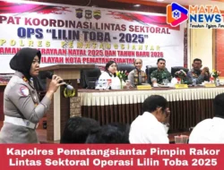 Kapolres Pematangsiantar Pimpin Rakor Lintas Sektoral Operasi Lilin Toba 2025