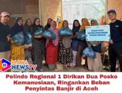 Pelindo Regional 1 Dirikan Dua Posko Kemanusiaan, Ringankan Beban Penyintas Banjir di Aceh