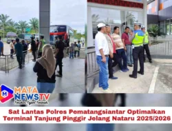 Sat Lantas Polres Pematangsiantar Optimalkan Terminal Tanjung Pinggir Jelang Nataru 2025/2026