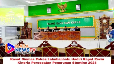 Kasat Binmas Polres Labuhanbatu Hadiri Rapat Reviu Kinerja Percepatan Penurunan Stunting 2025