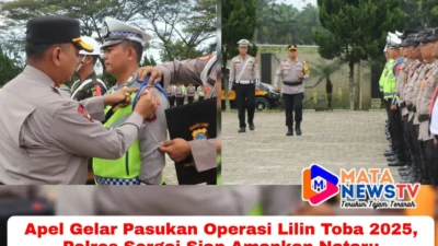 Apel Gelar Pasukan Operasi Lilin Toba 2025, Polres Sergai Siap Amankan Nataru