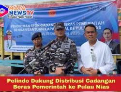 Pelindo Dukung Distribusi Cadangan Beras Pemerintah ke Pulau Nias