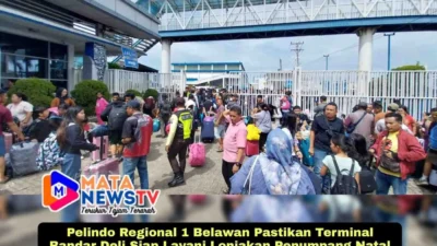 Pelindo Regional 1 Belawan Pastikan Terminal Bandar Deli Siap Layani Lonjakan Penumpang Natal 2025