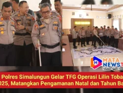 Polres Simalungun Gelar TFG Operasi Lilin Toba 2025, Matangkan Pengamanan Natal dan Tahun Baru