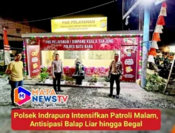 Polsek Indrapura Intensifkan Patroli Malam, Antisipasi Balap Liar hingga Begal