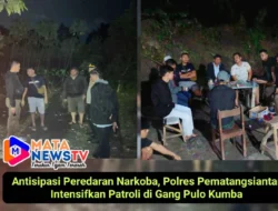 Antisipasi Peredaran Narkoba, Polres Pematangsiantar Intensifkan Patroli di Gang Pulo Kumba