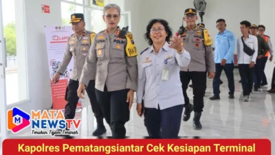 Kapolres Pematangsiantar Cek Kesiapan Terminal Tanjung Pinggir Jelang Nataru 2025–2026