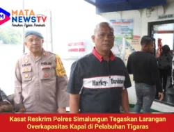 Kasat Reskrim Polres Simalungun Tegaskan Larangan Overkapasitas Kapal di Pelabuhan Tigaras