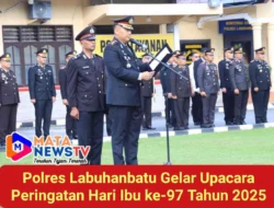 Polres Labuhanbatu Gelar Upacara Peringatan Hari Ibu ke-97 Tahun 2025